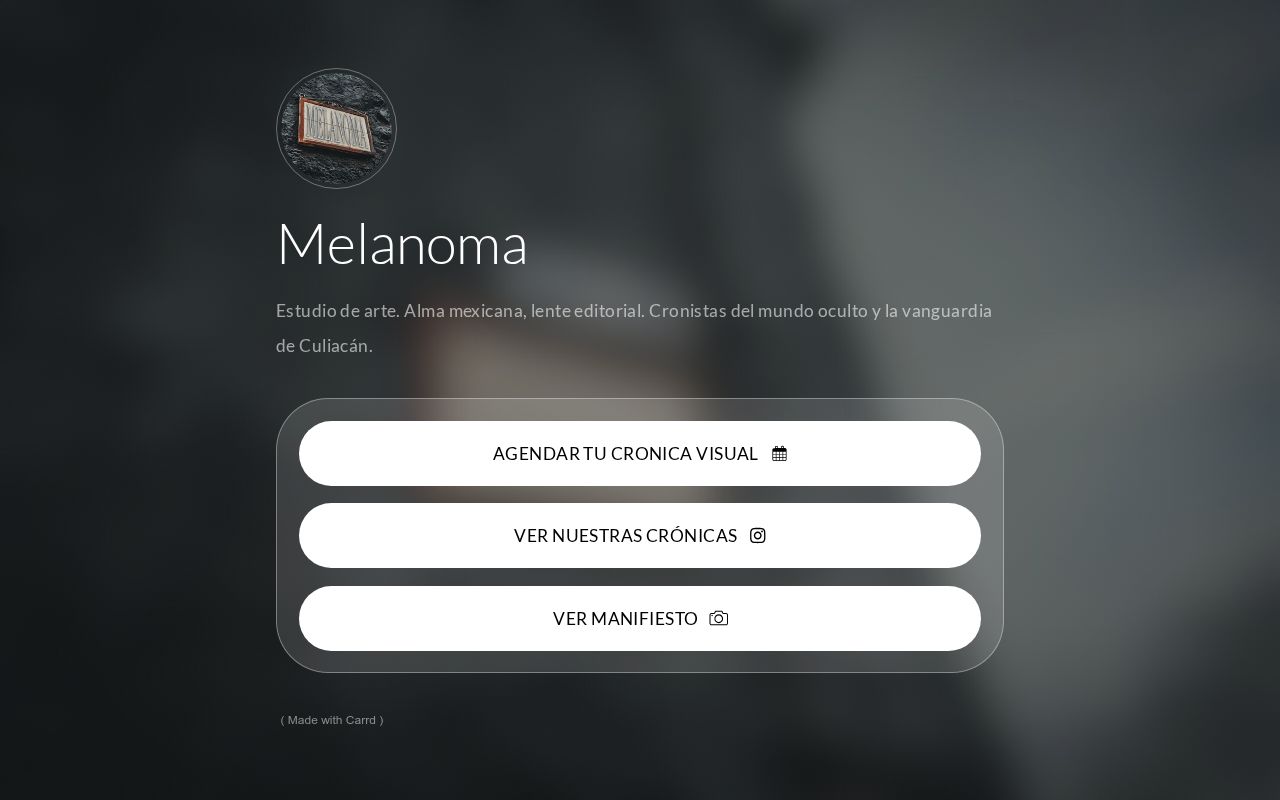 Carrd profile picture for @melanoma